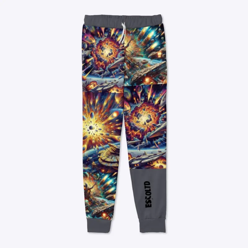 EscoLtd Space Blast Print Joggers