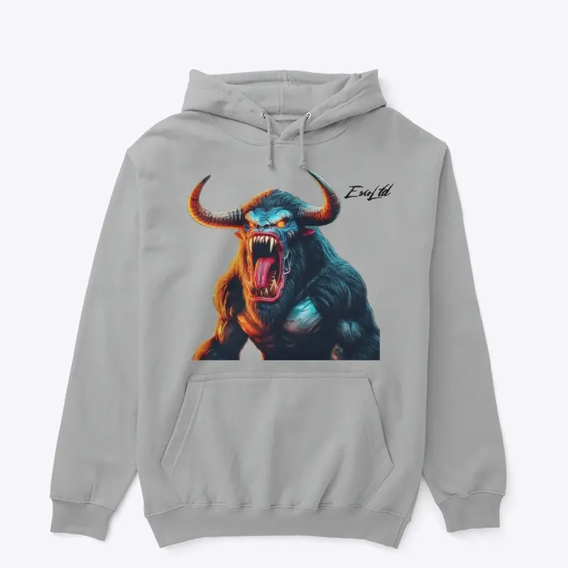 EscoLtd GuerillaBison pullover hoodie